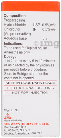 Paracain Ophthalmic Solution image