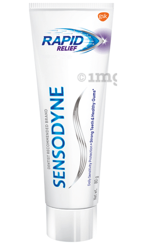 Sensodyne Rapid Relief Toothpaste, 80 gm Price, Uses, Side Effects