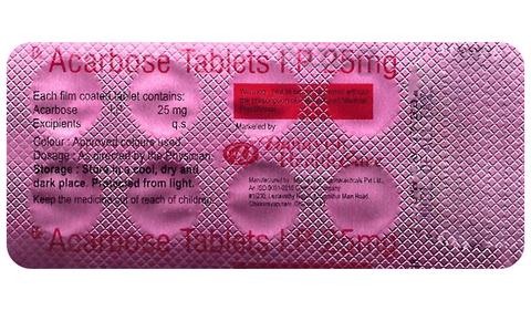 Danavish Acarbose 25mg Tablet image