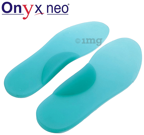 Onyxneo Silicone Insoles With Medial Arch for Flat Foot Medium