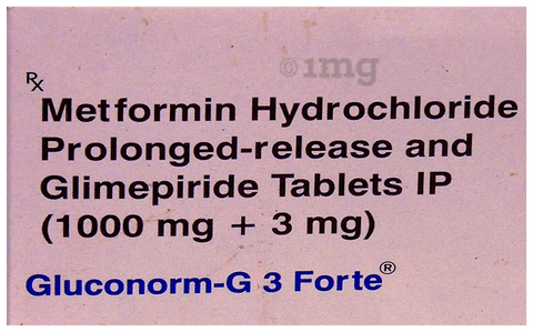 GlUcOnorm-G 3 Forte Tablet PR image GlUcOnorm-G 3 Forte Tablet PR image