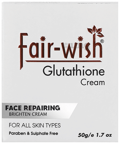 Fair Wish Cream Glutathione: Buy jar of 50.0 gm Cream at    in India | 1mg