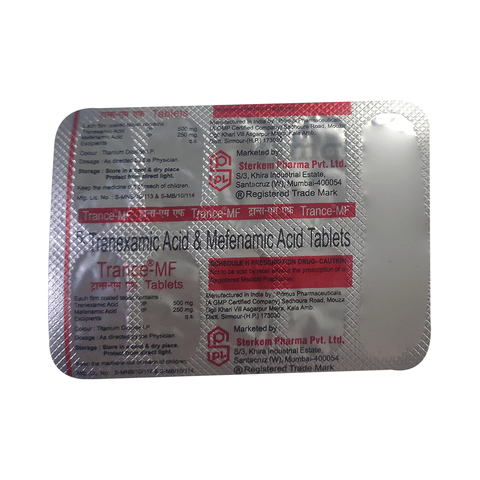 Trance Mf 500mg 250mg Tablet View Uses Side Effects Price And Substitutes 1mg