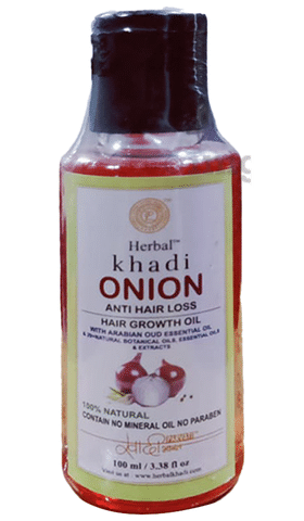 Buy Khadi Essentials Red Onion  Black Seed Hair Nourishment Oil For Hair  Growth 120ml online at best price in India  Health  Glow