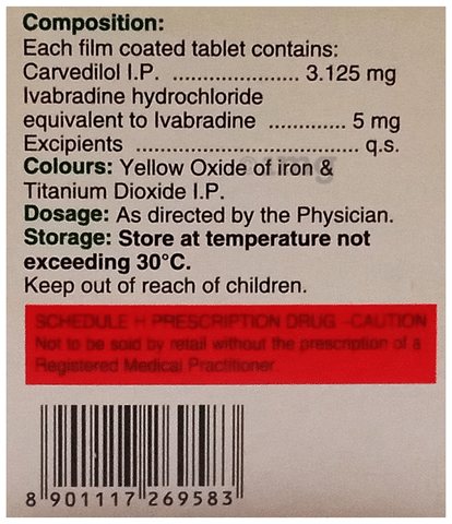 Carloc I 3.125 Tablet