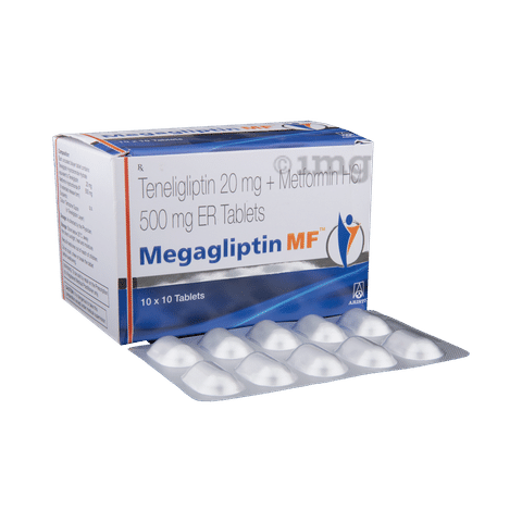 Megagliptin Mf Tablet Er View Uses Side Effects Price And Substitutes 1mg