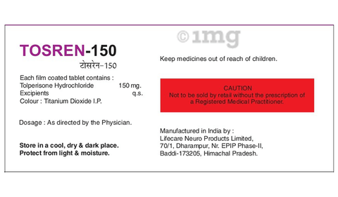 Tosren 150 Tablet image