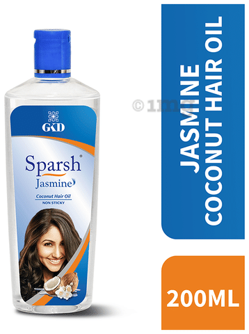 GKD Sparsh Jasmine Coconut Hair Oil: Buy bottle of 200 ml Oil at best price in India | 1mg GKD Sparsh Jasmine Coconut Hair Oil: Buy bottle of 200 ml Oil at best price in India | 1mg