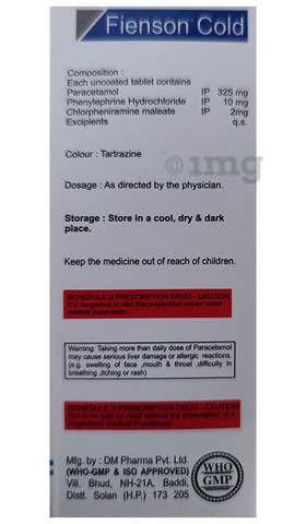 Fienson Cold Tablet image