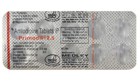 Primodil 2.5 Tablet image Primodil 2.5 Tablet image