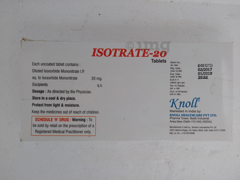 Isotrate 20 Tablet image