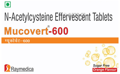 Mucovert 600 Tablet image