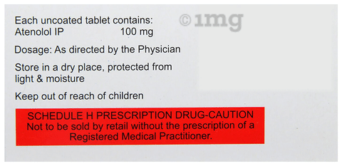 Tenolol 100 Tablet