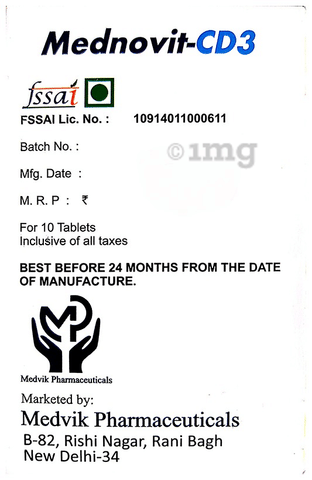 Mednovit -CD3 Tablet image