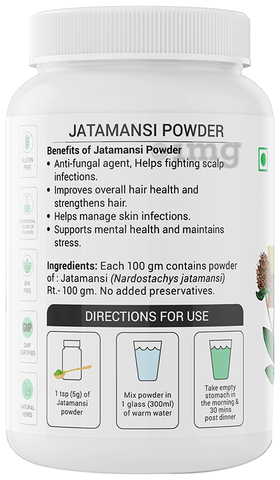 Planet Ayurveda Jatamansi Powder  Usage Dosage and Benefits