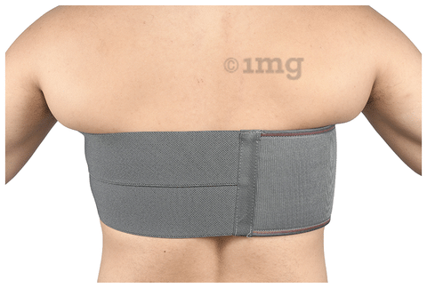 Pro Healthcare Chest Rib Elastic Belt Wrap Injury Grey: Buy box of 1.0 Unit  at best price in India
