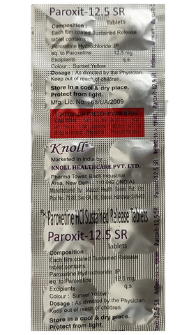 Paroxit 12.5 SR Tablet image