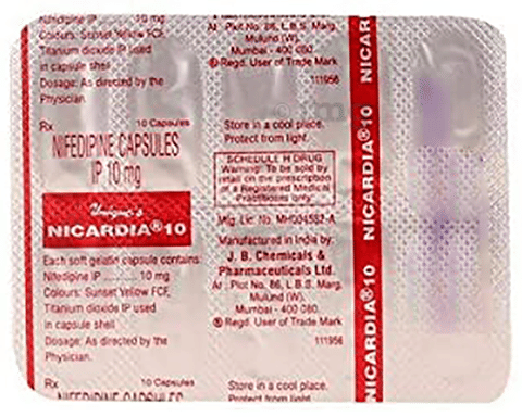 Nicardia 10 Capsule