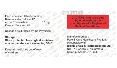 Cvroz 10 Tablet image