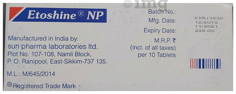 Etoshine NP Tablet PR