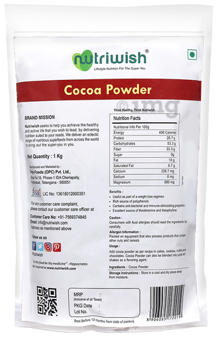 Nutriwish Cocoa Powder image Nutriwish Cocoa Powder image