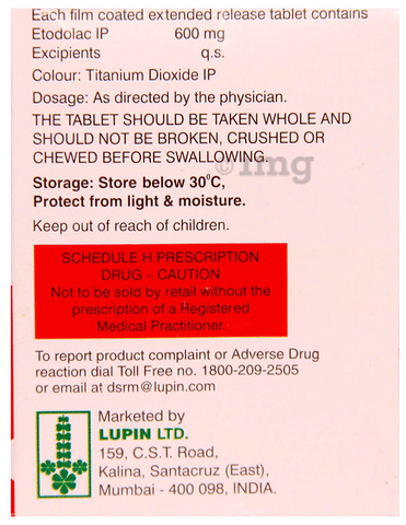 Etofree 600 ER Tablet image Etofree 600 ER Tablet image