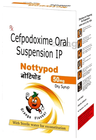 Nottypod 50mg Dry Syrup Orange image Nottypod 50mg Dry Syrup Orange image