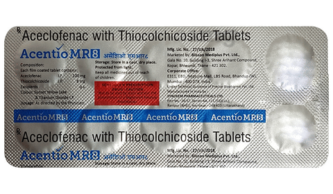 Buy Acentio MR8 Tablet Online: View Uses, Side Effects, Price