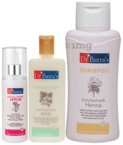 Buy Dr Batras Hair Fall Control Serum Oil Shampoo Conditioner  Nourish  Hair Colour Cream Brown Combo Online  50 Off  Healthmugcom