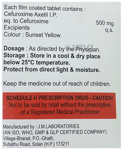 Ceftag 500 Tablet image