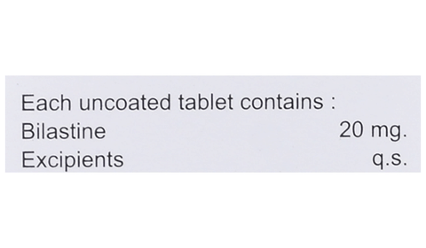 Biltec 20mg Tablet image