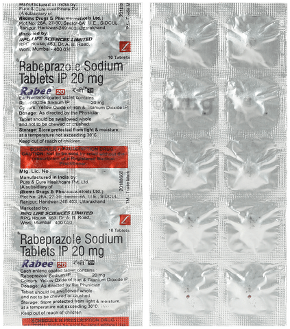 Rabee 20mg Tablet image