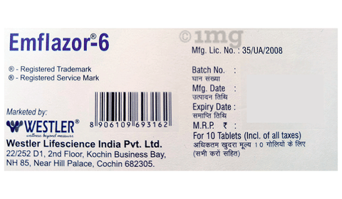 Emflazor 6 Tablet image Emflazor 6 Tablet image