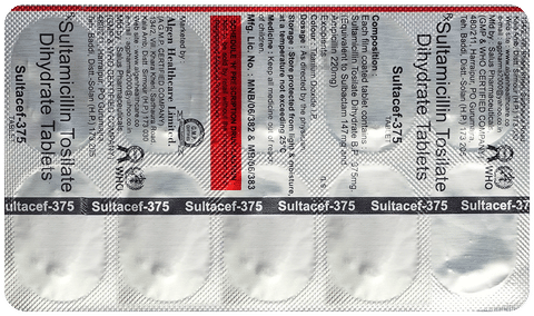 Sultacef 375mg Tablet image