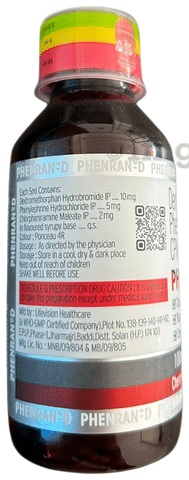 Phenran-D Syrup Cherry