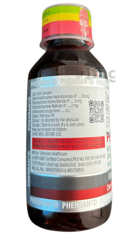 Phenran-D Syrup Cherry image