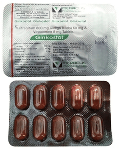 Ginkostat 60mg/800mg/5mg Tablet