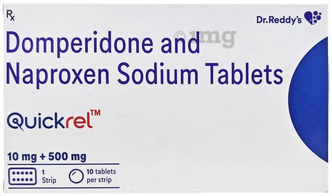 Quickrel 500mg/10mg Tablet image