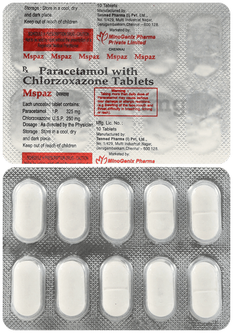 Mspaz 325mg/250mg Tablet image Mspaz 325mg/250mg Tablet image