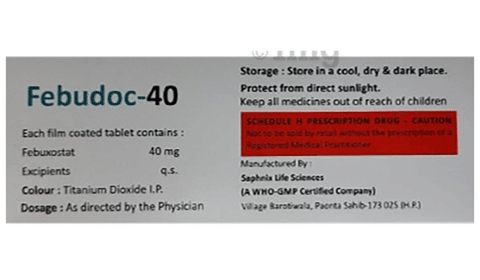 Febudoc 40 Tablet image