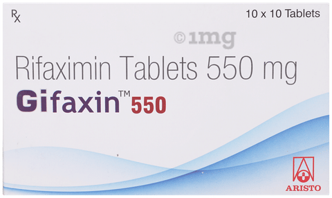 Gifaxin 550 Tablet image Gifaxin 550 Tablet image