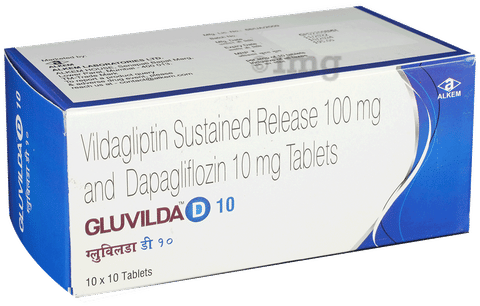 Gluvilda D 10mg/100mg Tablet image Gluvilda D 10mg/100mg Tablet image