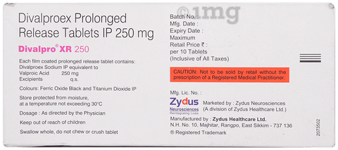 Divalpro XR 250 Tablet image Divalpro XR 250 Tablet image