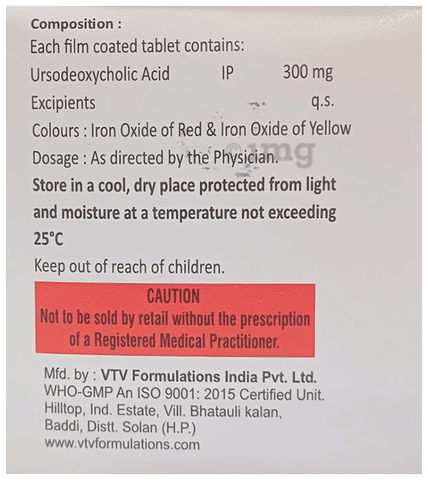 Ursodioxy 300 Tablet image