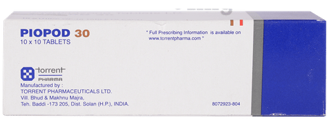पियोपोड 30mg टैबलेट image