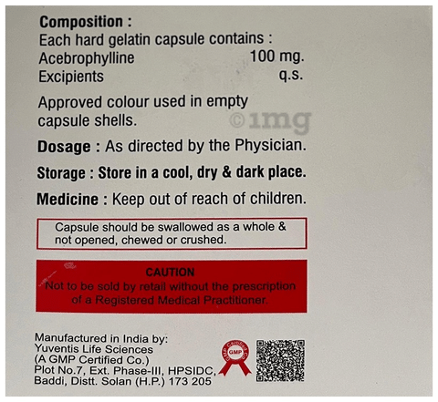 Vexfylin 100mg Capsule