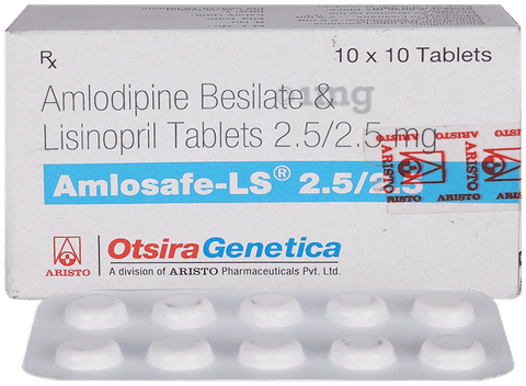 Amlosafe-LS 2.5mg/2.5mg Tablet image Amlosafe-LS 2.5mg/2.5mg Tablet image