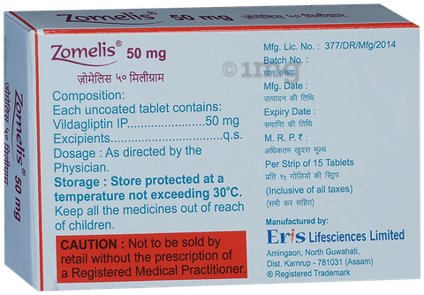 Zomelis 50mg Tablet image