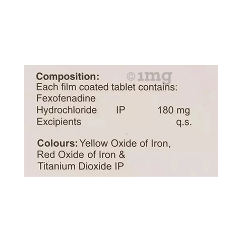 Fexodat 180mg Tablet image