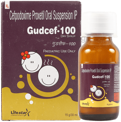 Gudcef 100mg/5ml Syrup image Gudcef 100mg/5ml Syrup image